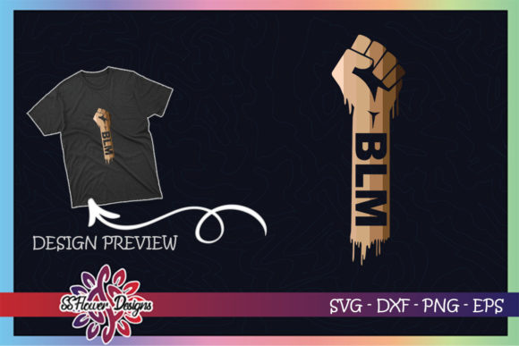 Black Lives Matter Fist: A Bold Embroidery Design