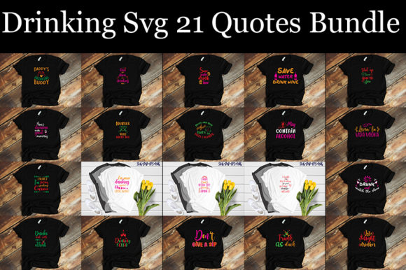 Embroidery Review: 21 Drinking Quotes Bundle