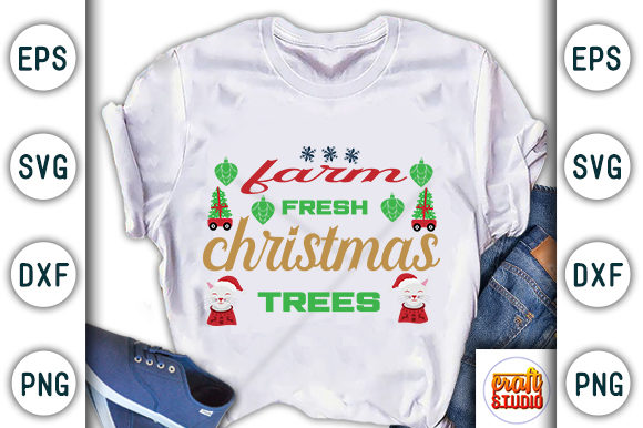 Farm Fresh Christmas Trees: A Festive Embroidery Design