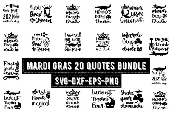 Review: Mardi Gras 20 Quotes Bundle for Embroidery