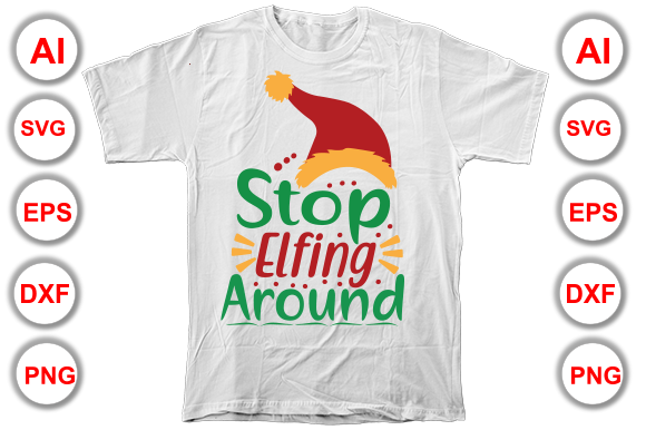 Stop Elfing Around: A Festive Embroidery Design