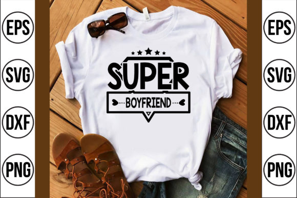 Super Boyfriend: A Bold and Playful Embroidery Design